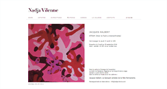 Desktop Screenshot of nadjavilenne.com